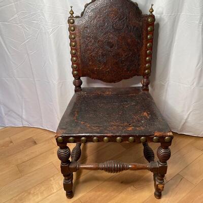 Rare Find Antique Leather Chair