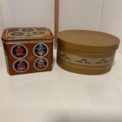 Storage boxes and Busch Tin
