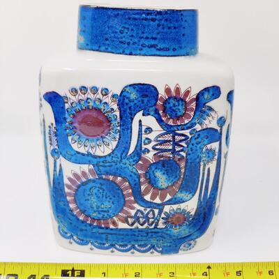 STUNNING VINTAGE ROYAL COPENHAGEN TENERA PILLOW VASE BY BERTE JESSEN 436-3121