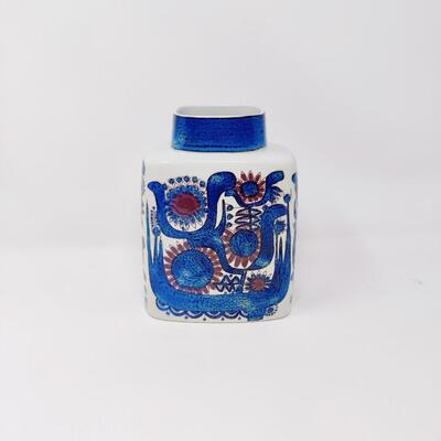 STUNNING VINTAGE ROYAL COPENHAGEN TENERA PILLOW VASE BY BERTE JESSEN 436-3121