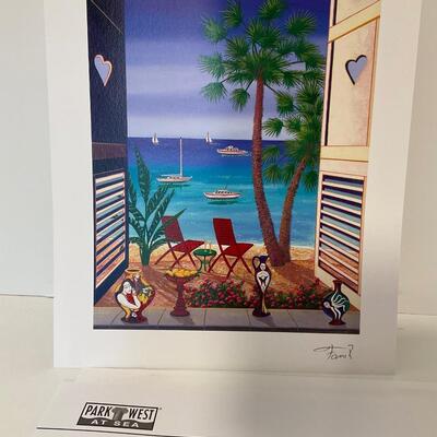 Coastal Scene Print