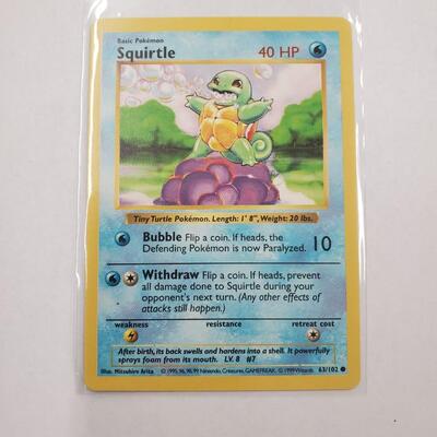 Squirtle base card