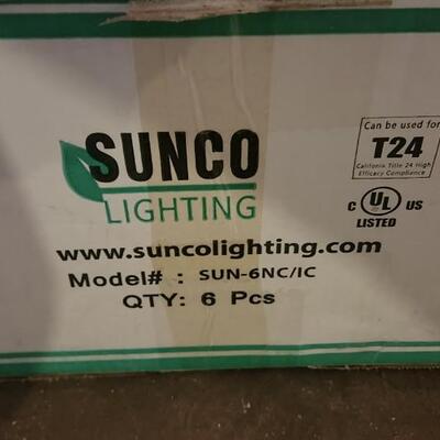 5 New Sunco Lighting Sun-6NC/IC 6 Inch Recessed Lighting Housing Can Light