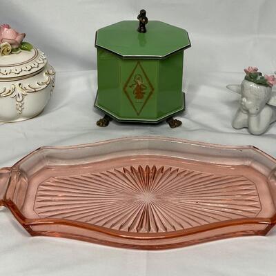 Bundle of all things green and pink and precious
