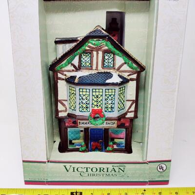 NEW IN BOX SANTA'S WORKBENCH VICTORIAN CHRISTMAS EMMA'S SHOP