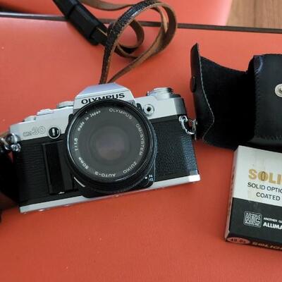 Olympus OM30 35mm with Flash Camera