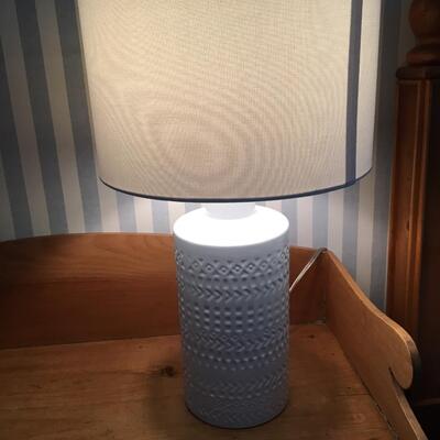 White table lamp