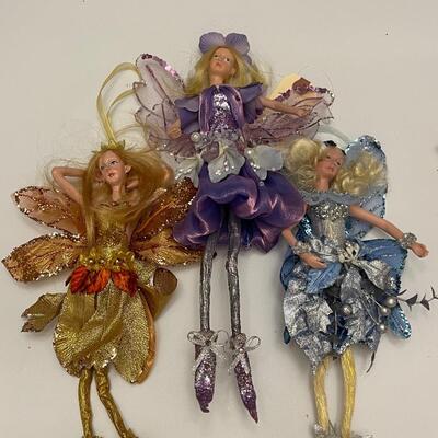 Colorful Fairy Ornaments ~ Seven (7)