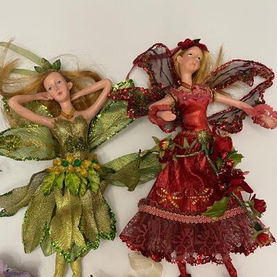 Colorful Fairy Ornaments ~ Seven (7)