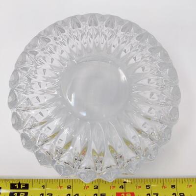 BEAUTIFUL LEAD CRYSTAL CANDY DISH BOWL