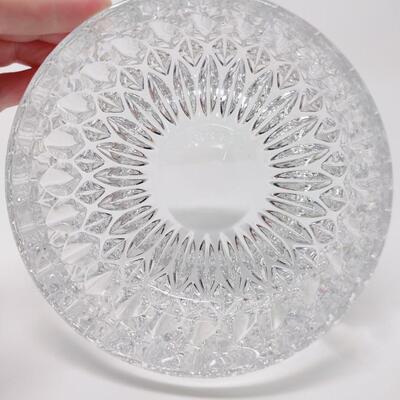 BEAUTIFUL LEAD CRYSTAL CANDY DISH BOWL