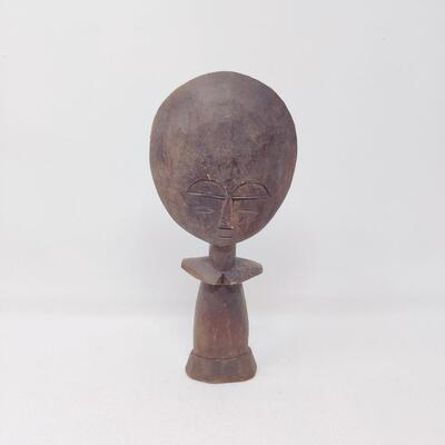 AFRICAN FERTILITY GODDESS WOOD CARVED STATUE