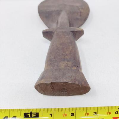 AFRICAN FERTILITY GODDESS WOOD CARVED STATUE
