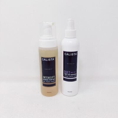 CALISTA STYLING FOAM AND HAIRSPRAY