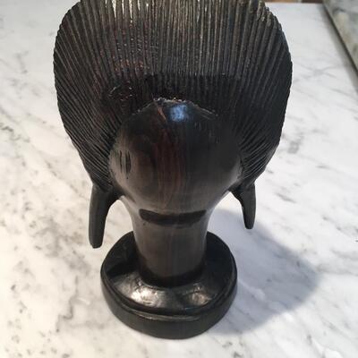 Carved African wooden art