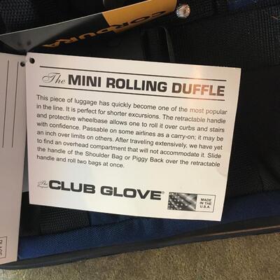 Club Glove New rolling duffle