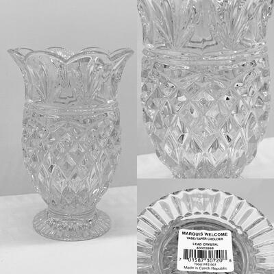 WATERFORD ~ Crystal Welcome Vase ~ NIB