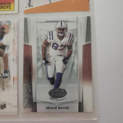Football lot of 9 cards