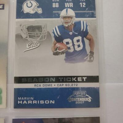 Football lot of 9 cards