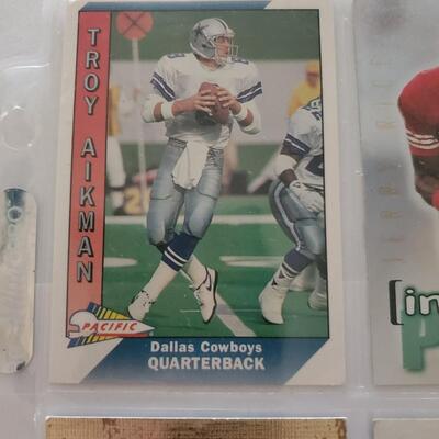 Football lot of 9 cards