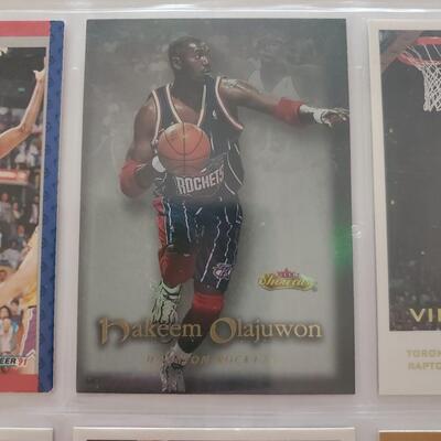 Basketball card lot of 9
