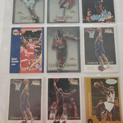 Basketball card lot of 9