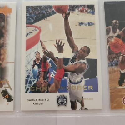 Basketball card lot of 9