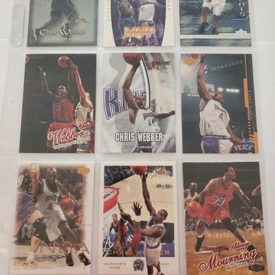 Basketball card lot of 9