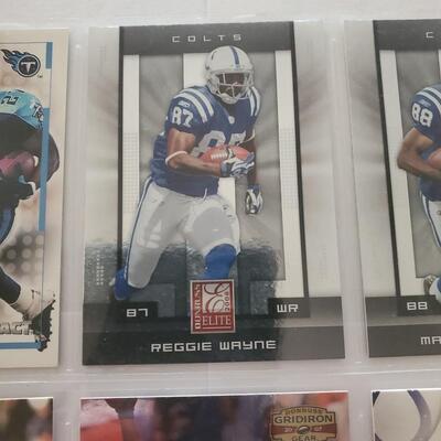 Football lot of 9 cards