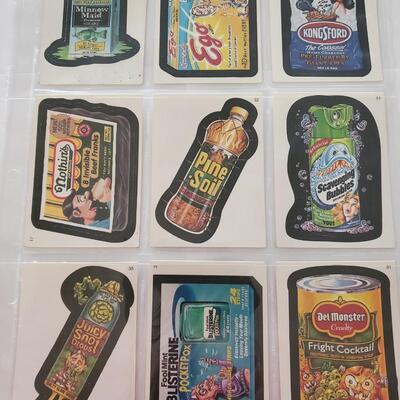 Garbage pal kids card lot of 9 cards (2015)