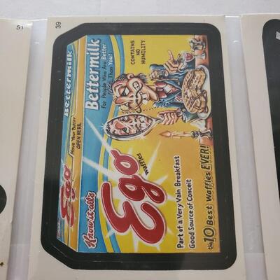 Garbage pal kids card lot of 9 cards (2015)