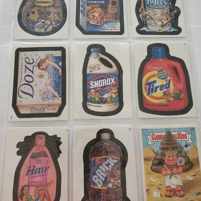 Garbage pal kids card lot of 9 cards (2015)