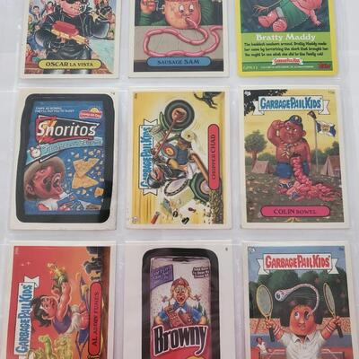 Garbage pal kids card lot of 9 cards (2015)