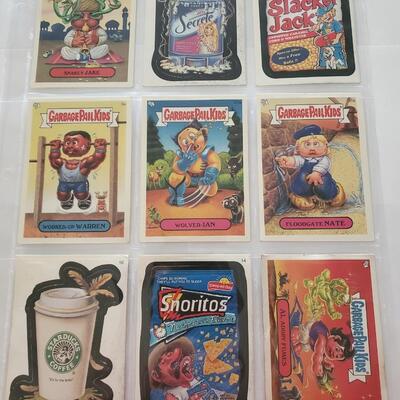 Garbage pal kids card lot of 9 cards (2015)