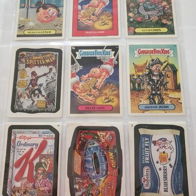 Garbage pal kids card lot of 9 cards (2015)
