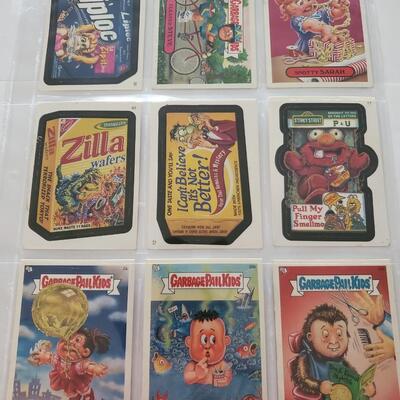 Garbage pal kids card lot of 9 cards (2015)