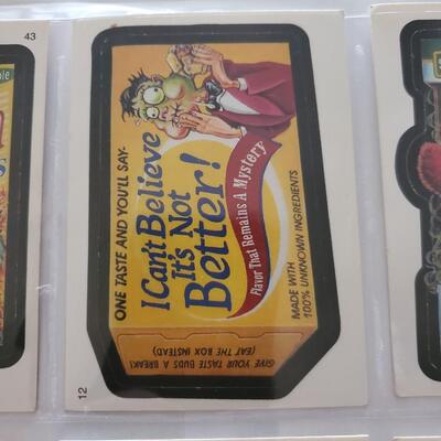 Garbage pal kids card lot of 9 cards (2015)