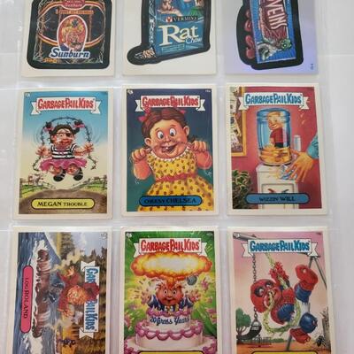 Garbage pal kids card lot of 9 cards (2015)