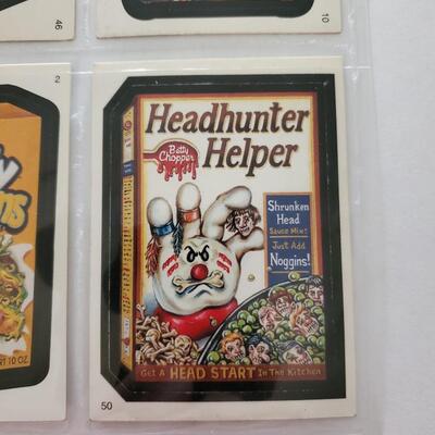 Garbage pal kids card lot of 9 cards (2015)