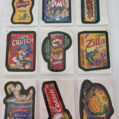 Garbage pal kids card lot of 9 cards (2015)