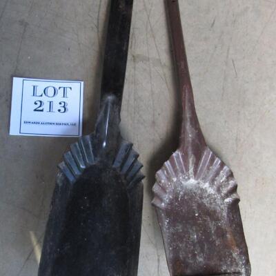 2 Old Coal Shovels
