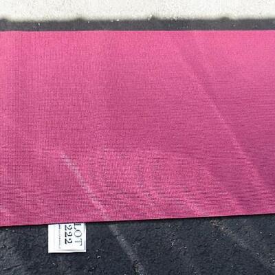 Pink Exercise Mat in Bag