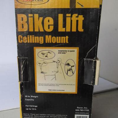 Unused Ceiling Mount Bike Lift