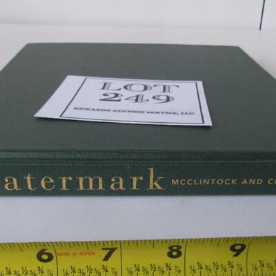 Very Nice Shape Book, Watermark, McClintoc and Crocket, Fishing, 1998
