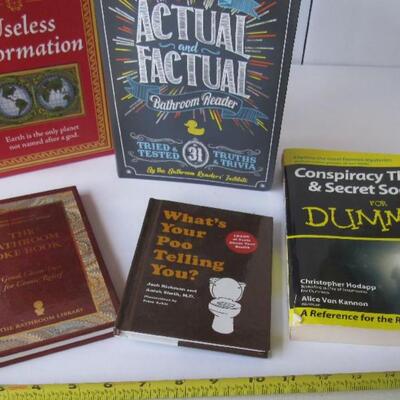 Fun Lot of Books: Useless Information, Actual Factual, Conspiracy Theories and Secret Societies for Dummies, More
