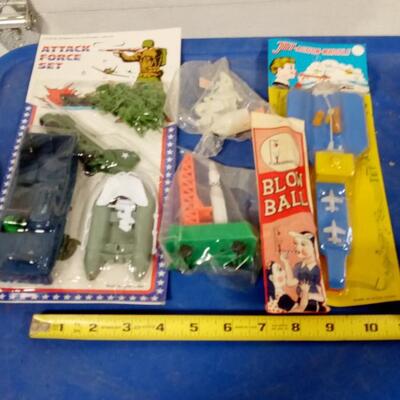 LOT 22  FIVE OLD TOYS