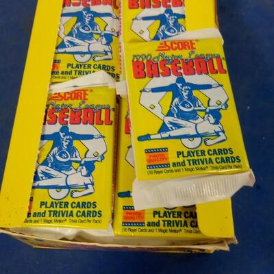 LOT 23  BOX OF 1990 UNOPENED SCORE BASEBALL CARDS