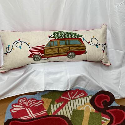 Christmas rugs and pillow