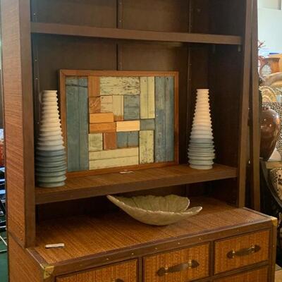 Bauer International Library with Ladder and 48" TV