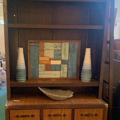 Bauer International Library with Ladder and 48" TV